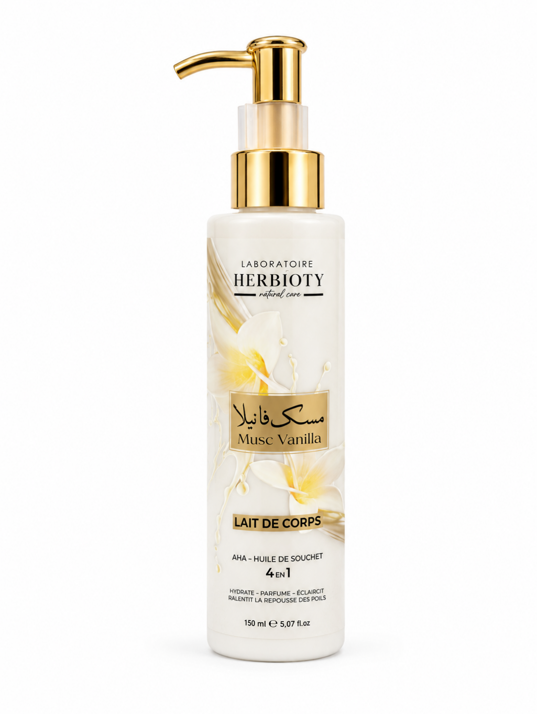 LAIT DE CORPS MUSC VANILLE 150 ml