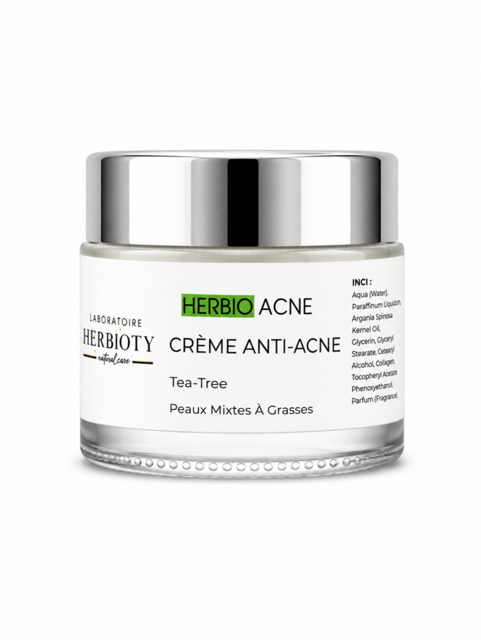 HERBIO ACNE  CRÈME ANTI-ACNÉ 50g