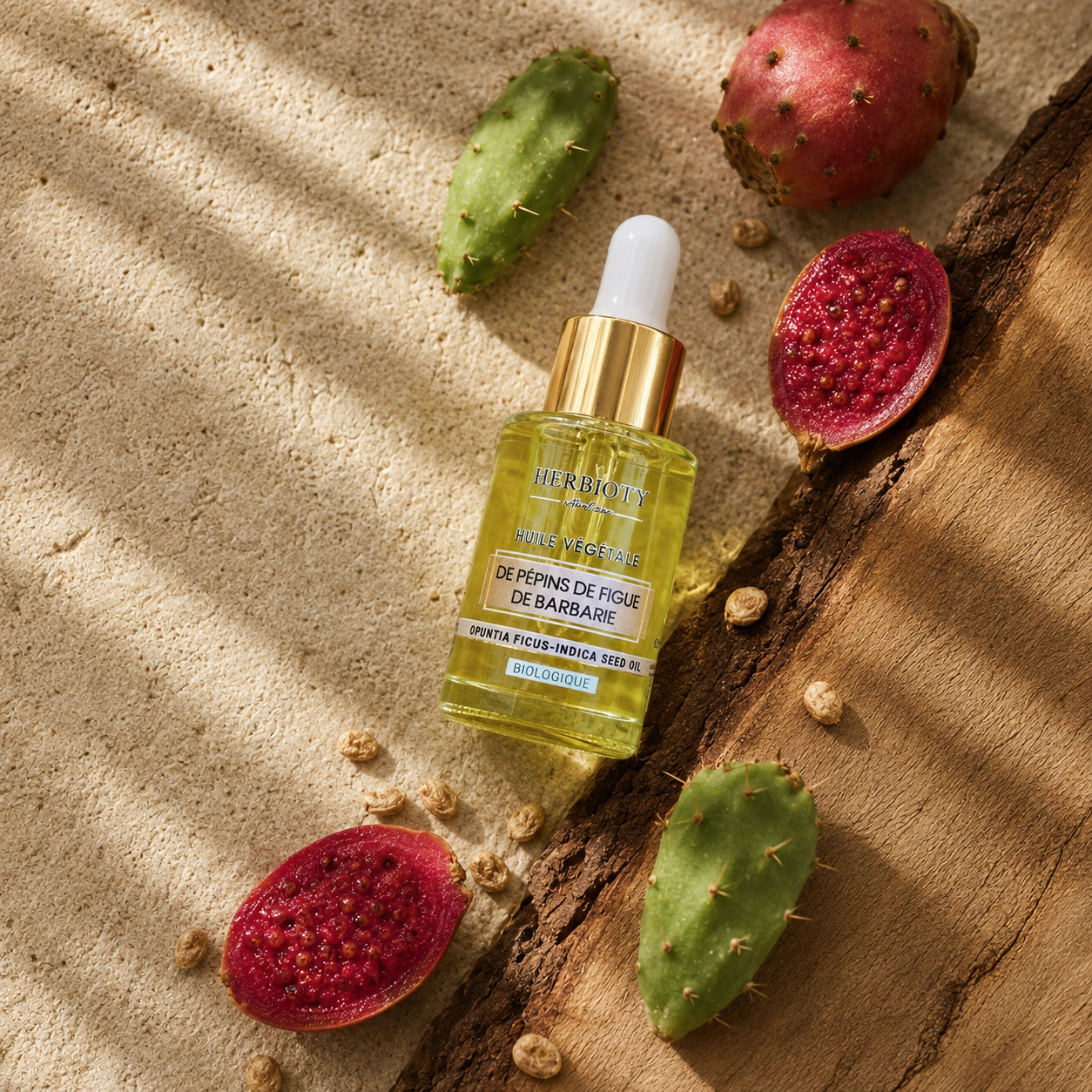 HUILE DE PÉPINS DE FIGUE DE BARBARIE 15ml