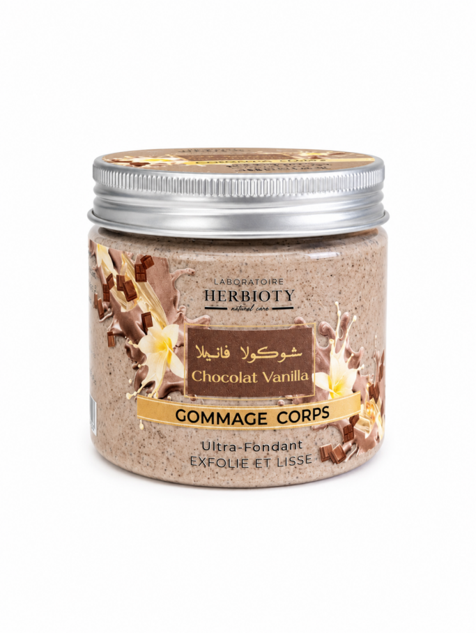 GOMMAGE CORPS CHOCOLAT VANILLE  160gr