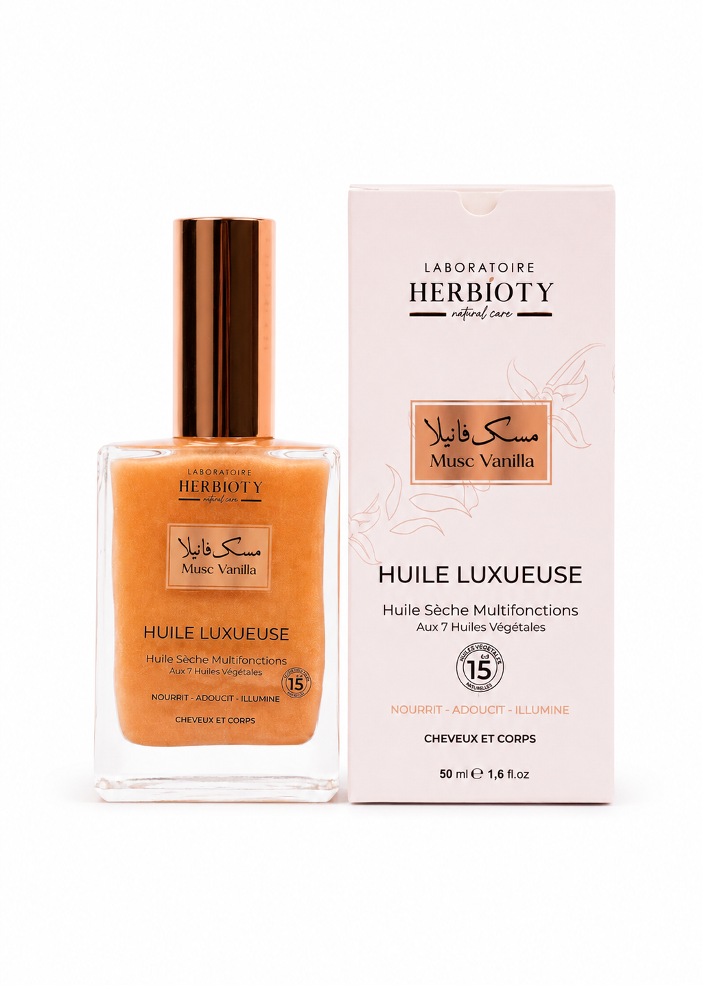 HUILE LUXUEUSE MUSC VANILLE 50ml