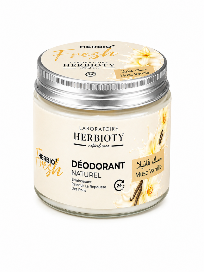 DÉODORANT NATUREL MUSC VANILLE 70gr