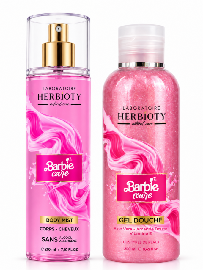 PACK BARBIE CARE – GEL DOUCHE & BRUME