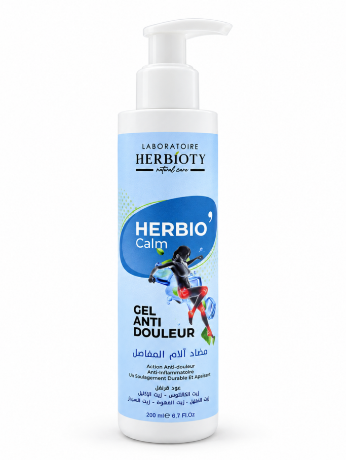 HERBIO’ CALM  GEL ANTI-DOULEUR 200 ML