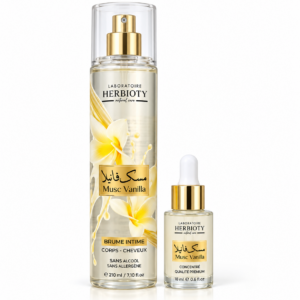 PACK MUSC VANILLE – BRUME INTIME & MUSC CONCENTRÉ